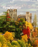 Das Italy Castle in Brunnenburg Wallpaper 128x160