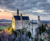 Обои Neuschwanstein Castle, Bavaria, Germany 176x144