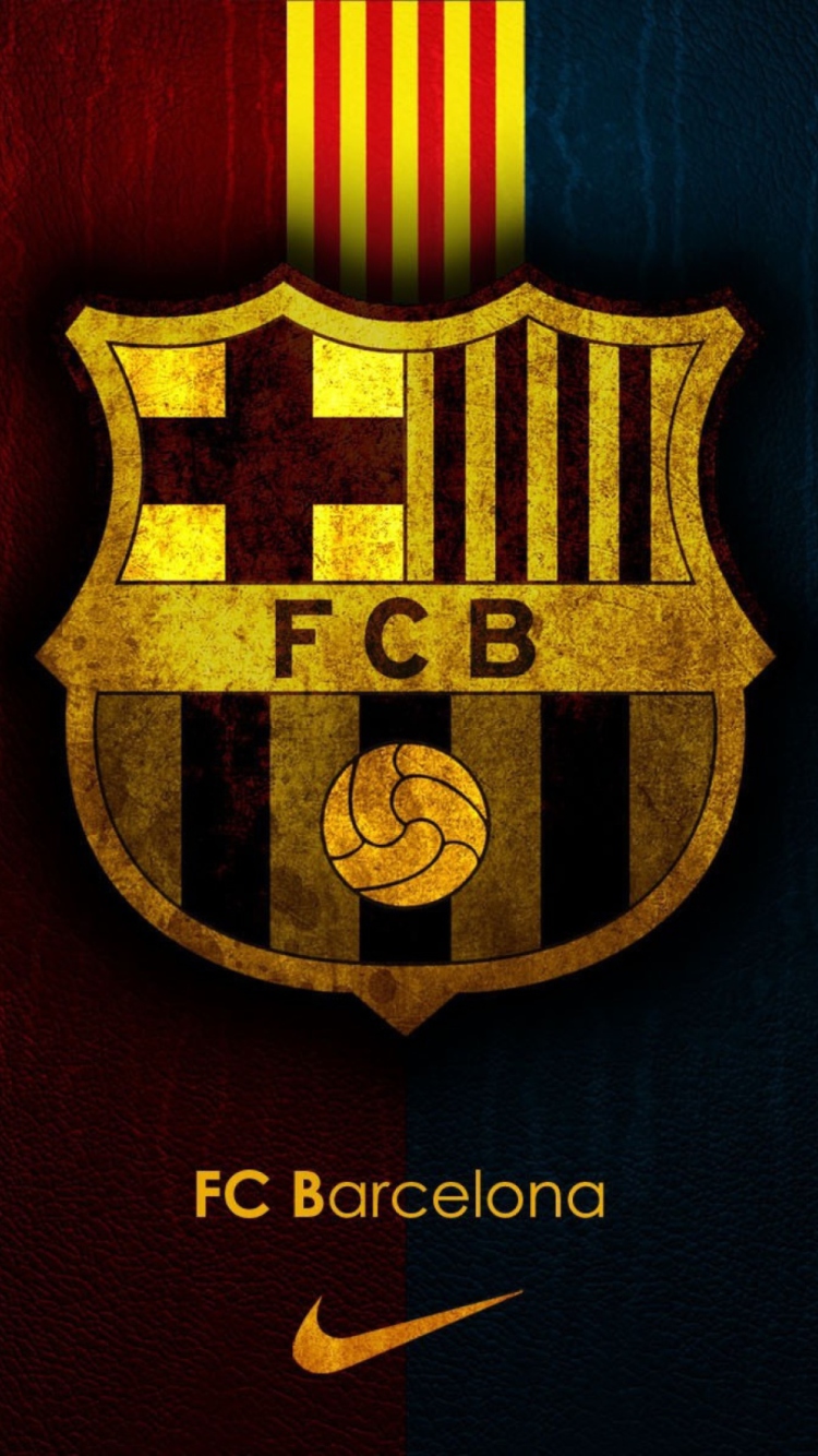 Обои Barcelona Football Club для телефона и на рабочий стол iPhone 7