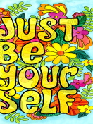 Sfondi Just Be Yourself 132x176