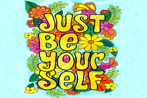 Sfondi Just Be Yourself 480x320