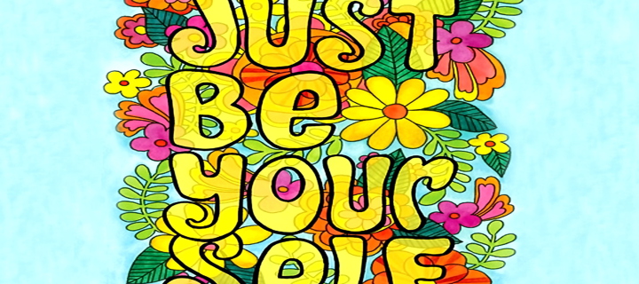 Just Be Yourself wallpaper 720x320