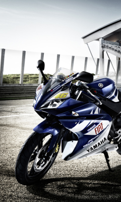Fondo de pantalla YZF R125 Yamaha Race Motor 240x400