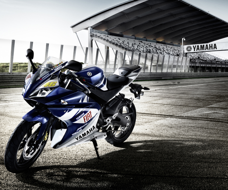 Fondo de pantalla YZF R125 Yamaha Race Motor 960x800