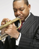 Обои Jazz, Wynton Marsalis 128x160