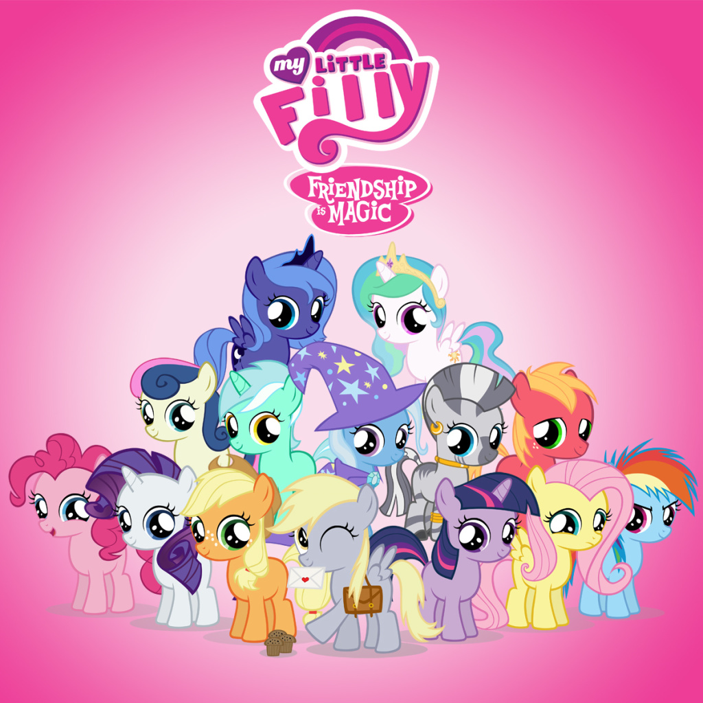 Das My little pony Wallpaper 1024x1024