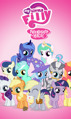 Das My little pony Wallpaper 240x400