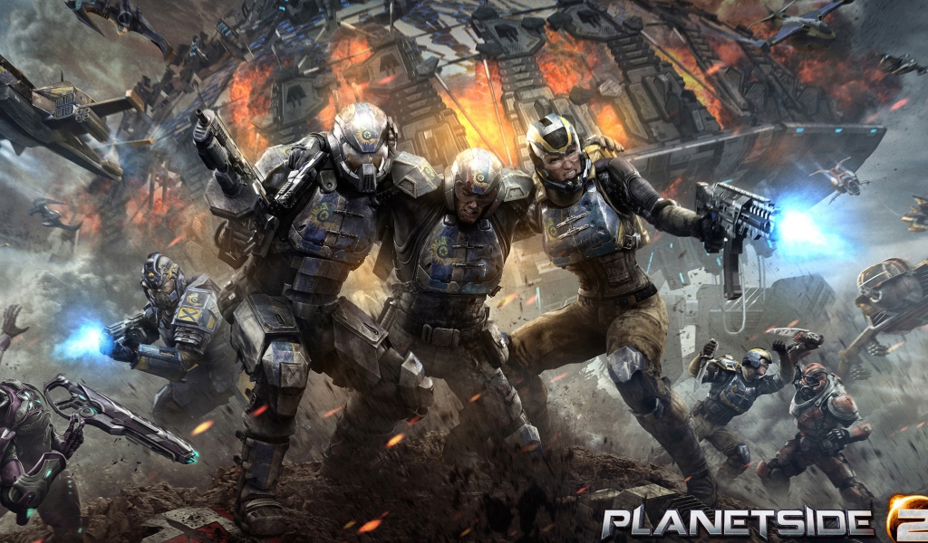 Fondo de pantalla Planetside 2 PS4 1024x600