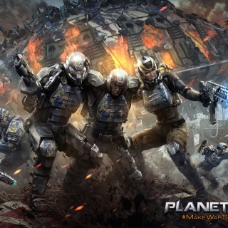 Planetside 2 PS4 - Obrázkek zdarma pro Samsung B159 Hero Plus