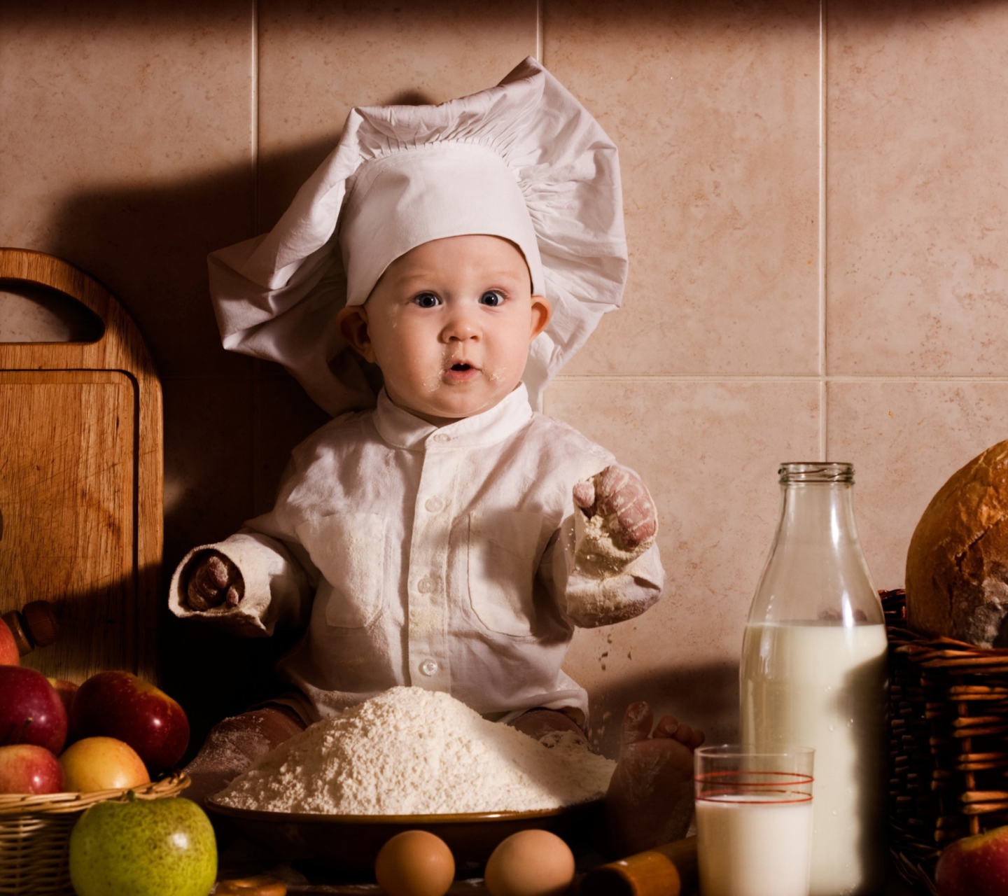 Das Baby Chef Wallpaper 1440x1280
