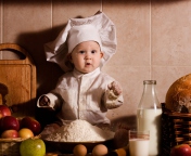 Das Baby Chef Wallpaper 176x144