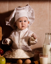 Baby Chef wallpaper 176x220