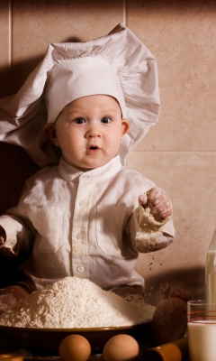 Fondo de pantalla Baby Chef 240x400