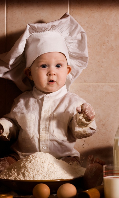 Baby Chef wallpaper 480x800