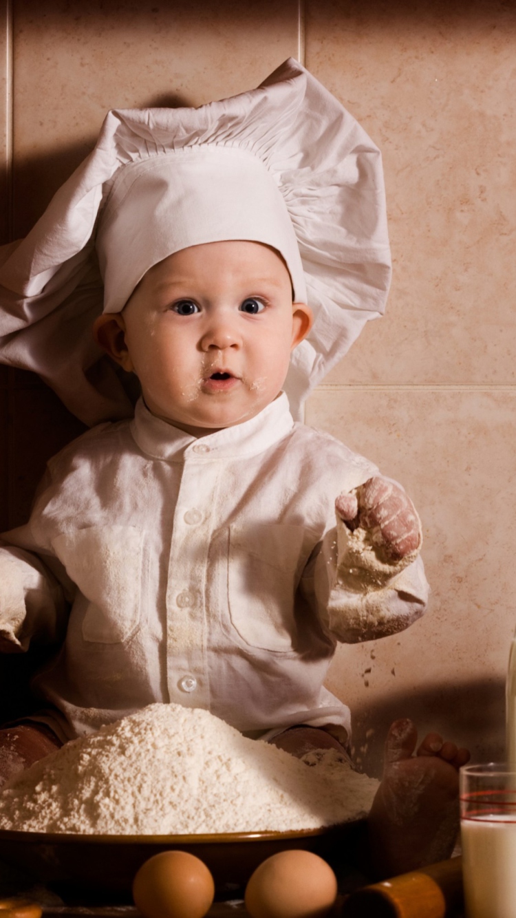 Das Baby Chef Wallpaper 750x1334