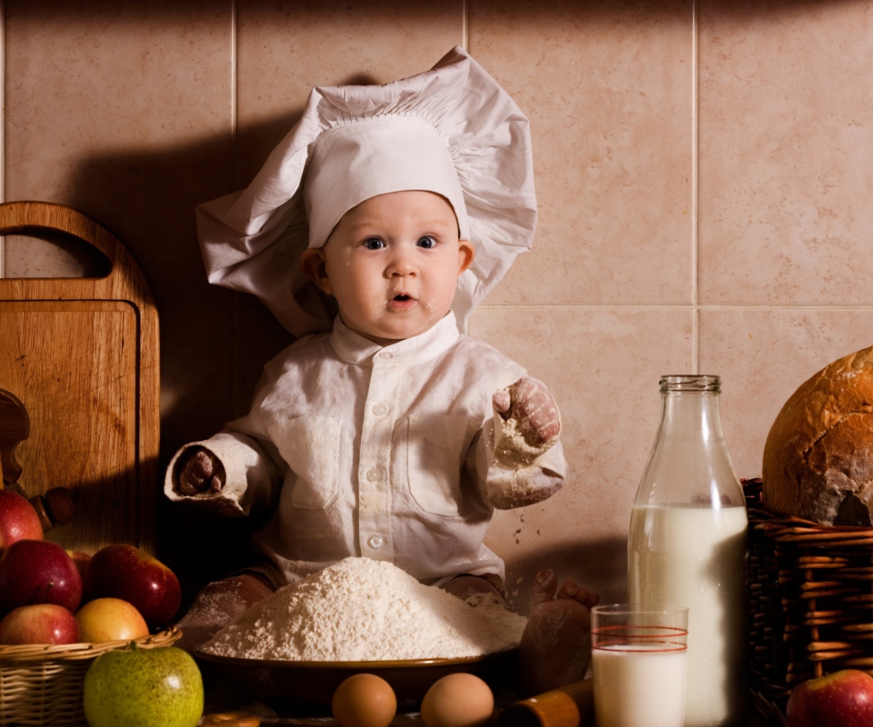 Baby Chef wallpaper 960x800