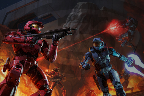 Das Halo 3 Wallpaper 480x320