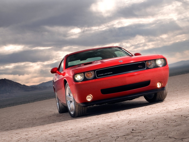 Das Red Dodge Wallpaper 640x480