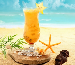 Kostenloses Summer Cocktail Wallpaper für 128x128