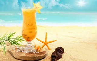 Summer Cocktail Background for Android, iPhone and iPad