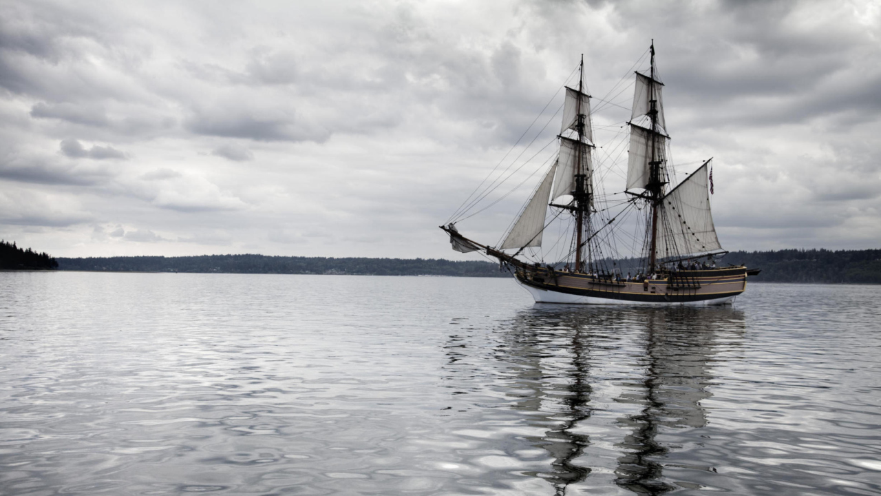 Fondo de pantalla Ship Near Brownsville Washington 1280x720