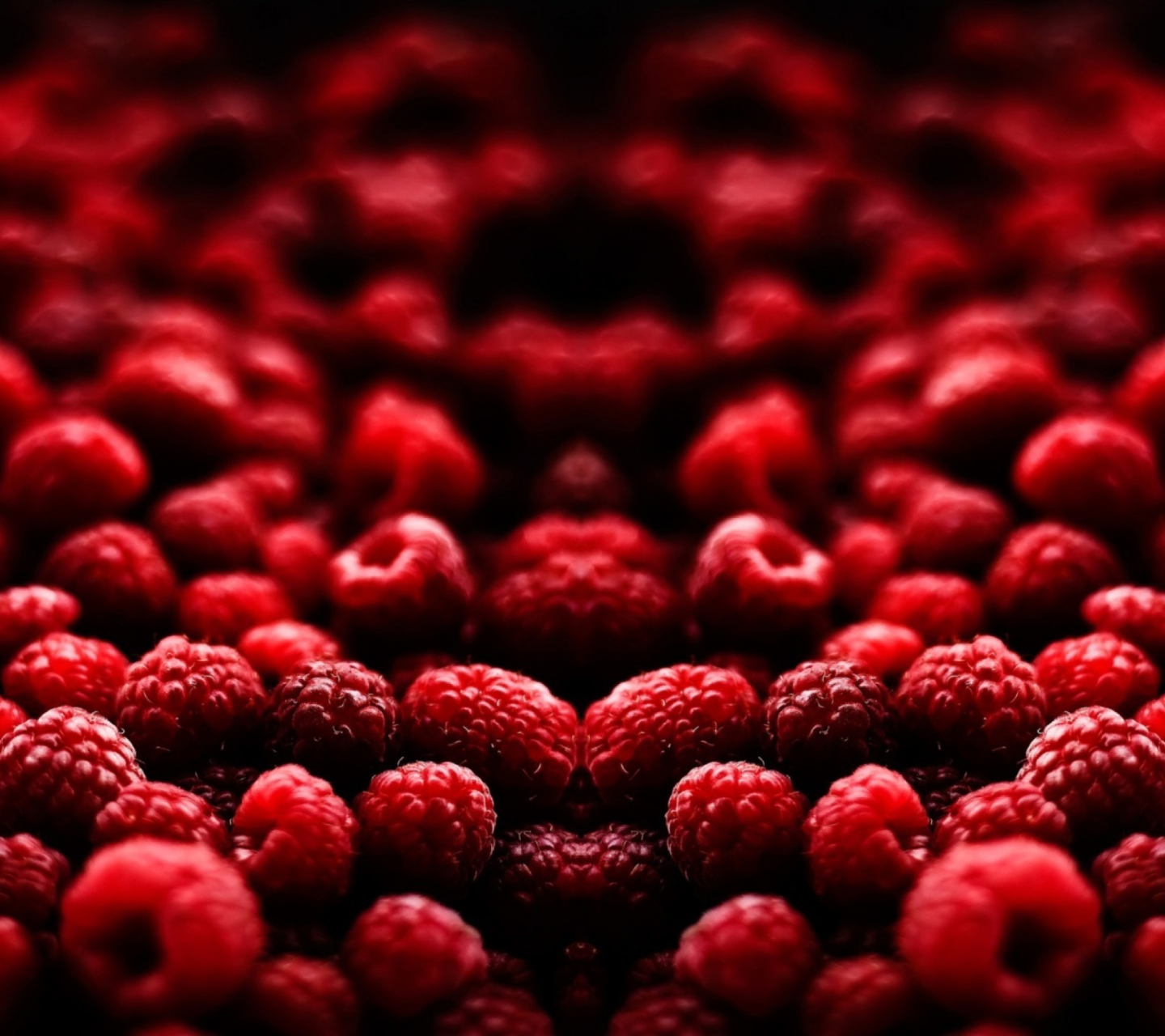 Обои Red Raspberries 1440x1280