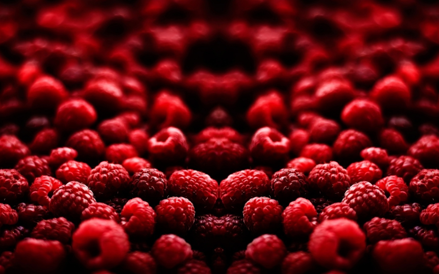 Red Raspberries wallpaper 1680x1050