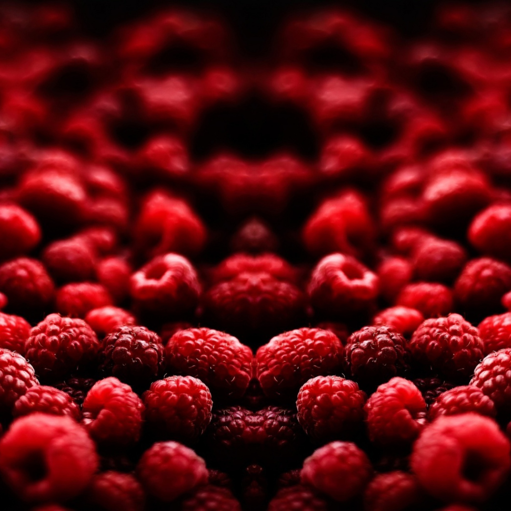Fondo de pantalla Red Raspberries 2048x2048