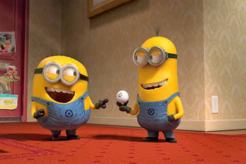 Обои Despicable Me 2 Funny Minions 480x320