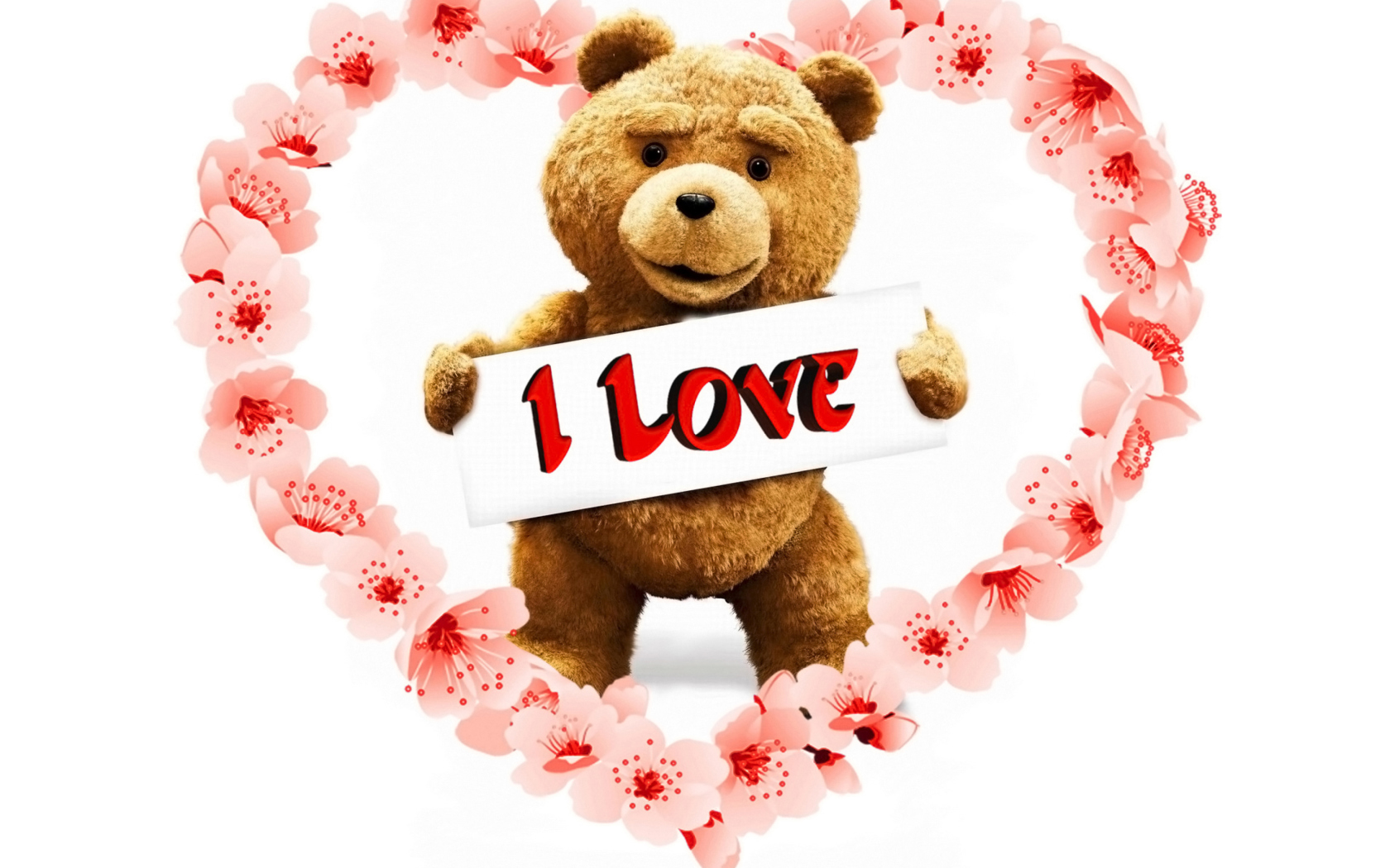 Das Love Ted Wallpaper 1680x1050