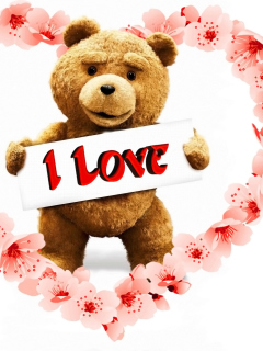 Обои Love Ted 240x320