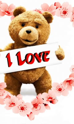 Обои Love Ted 240x400