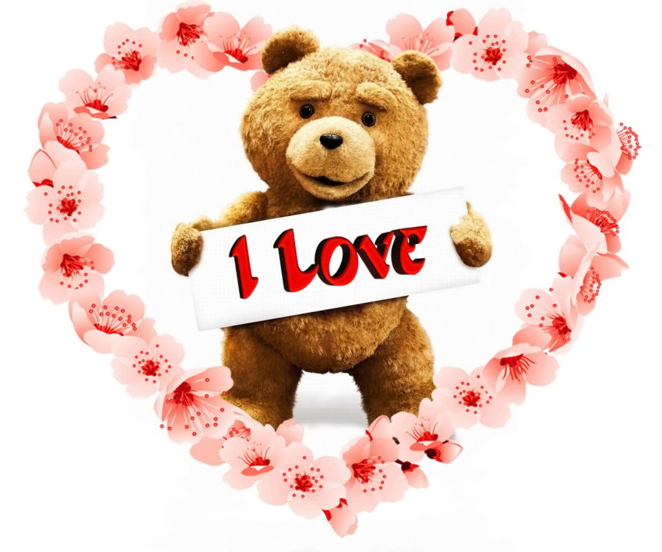 Love Ted wallpaper 960x800