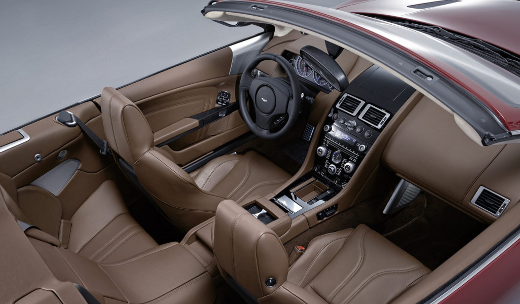 Aston Martin DBS Interior wallpaper 1024x600