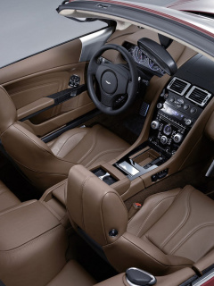 Fondo de pantalla Aston Martin DBS Interior 240x320