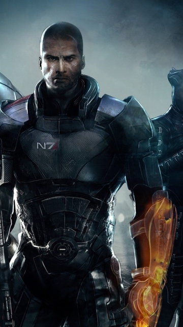 Das Mass Effect 3 Wallpaper 360x640