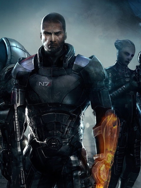 Das Mass Effect 3 Wallpaper 480x640