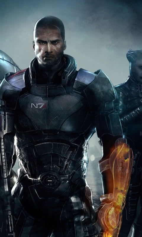 Das Mass Effect 3 Wallpaper 480x800