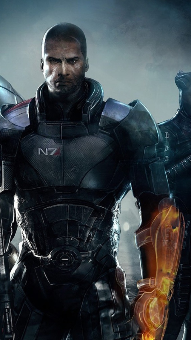 Das Mass Effect 3 Wallpaper 640x1136