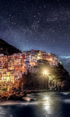 Night Italy Coast screenshot #1 240x400
