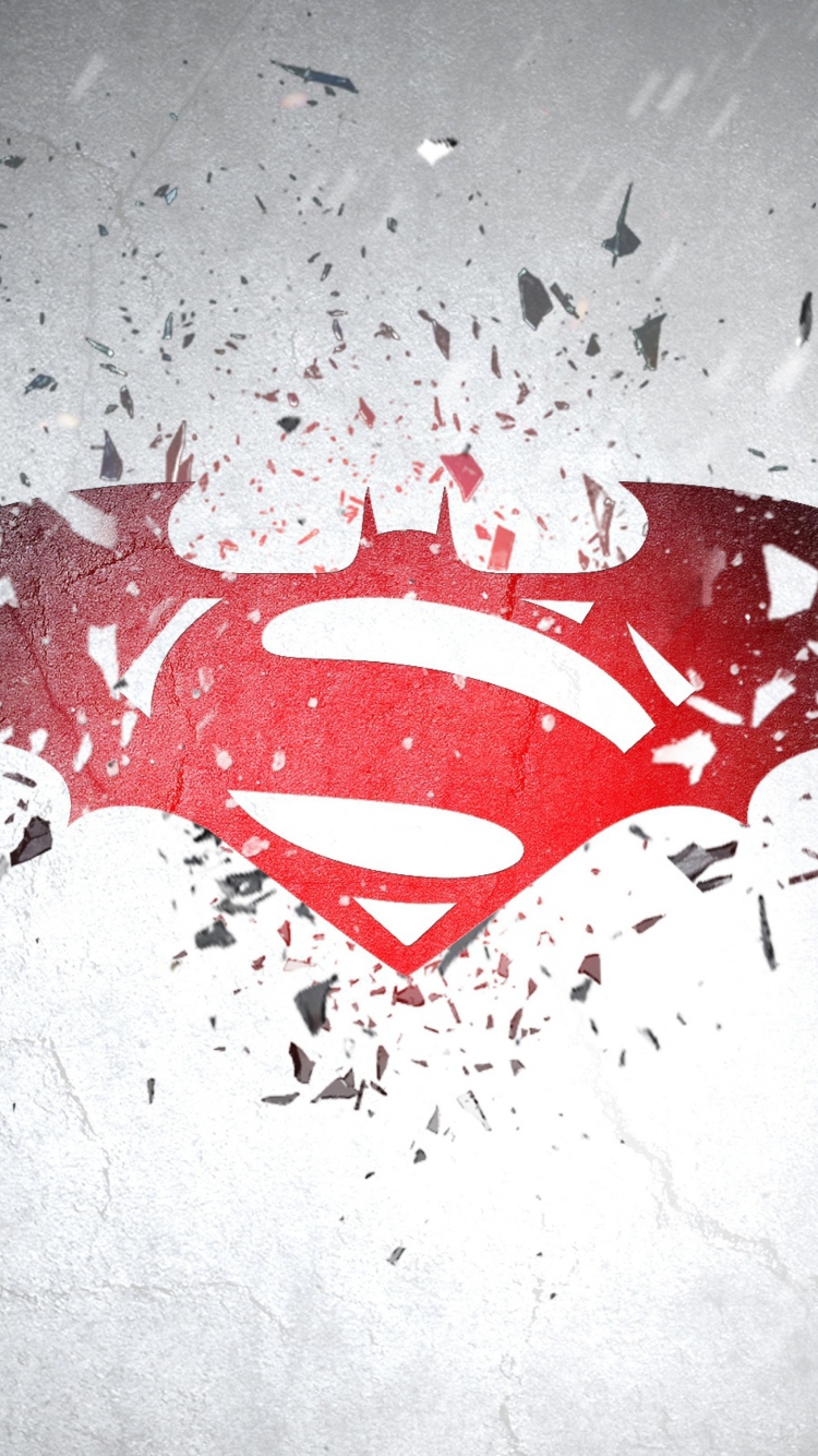 Das Batman V Superman Wallpaper 750x1334