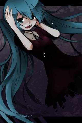 Screenshot №1 pro téma Hatsune Miku Vocaloid 320x480