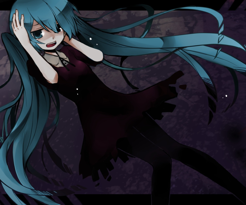 Fondo de pantalla Hatsune Miku Vocaloid 960x800