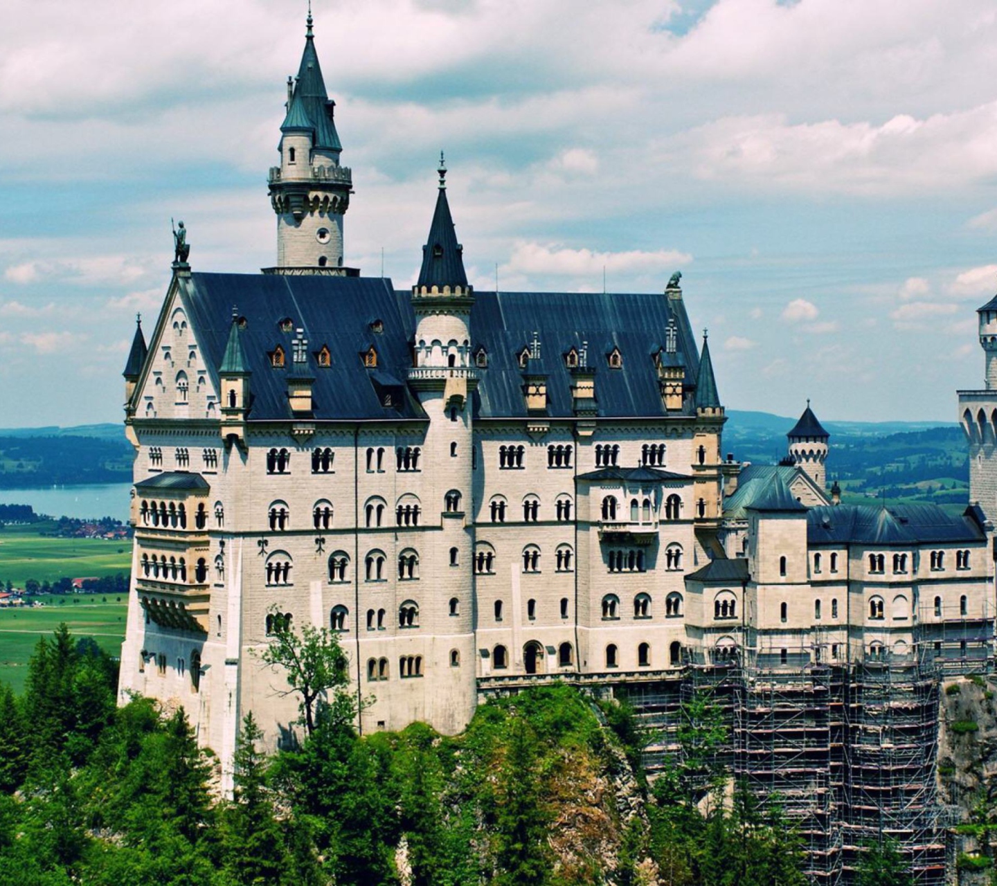 Fondo de pantalla Schloss Neuschwanstein 1440x1280