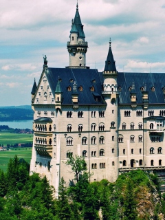 Fondo de pantalla Schloss Neuschwanstein 240x320