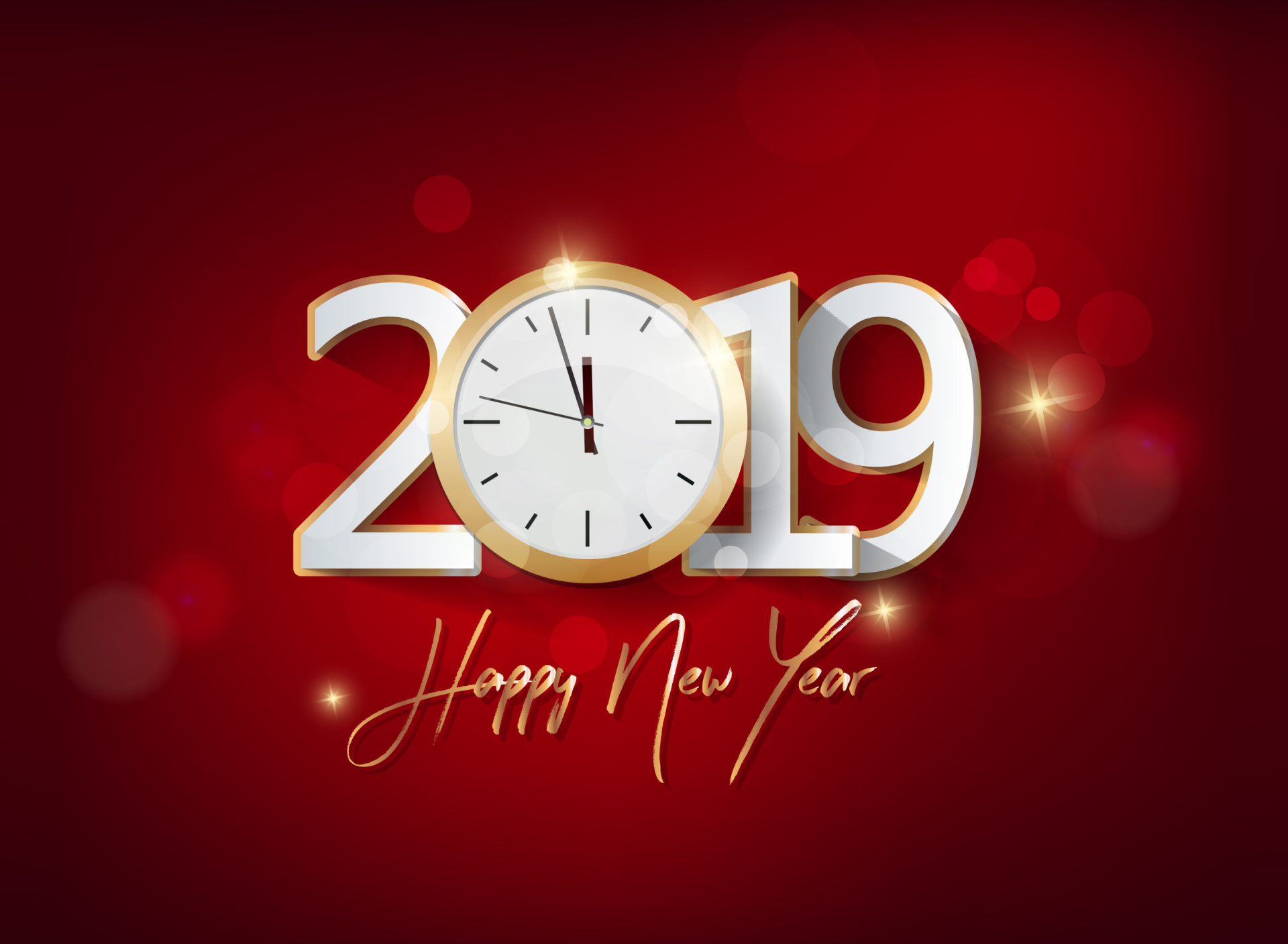 2019 New Year Festive Party wallpaper 1920x1408