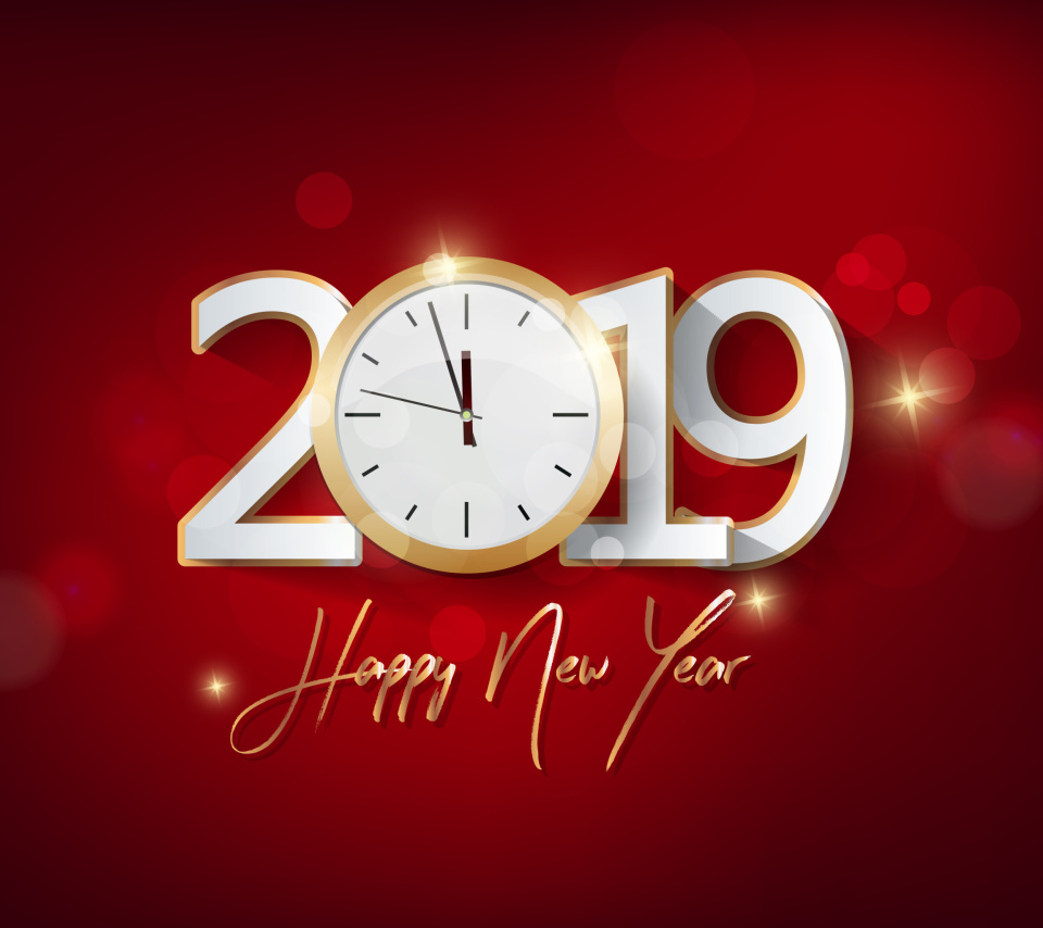 2019 New Year Festive Party wallpaper 960x854