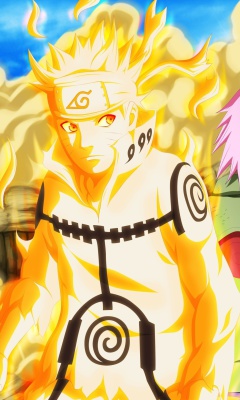 Uzumaki Naruto shippuden with Uchiha Sasuke screenshot #1 240x400