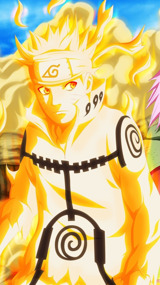 Uzumaki Naruto shippuden with Uchiha Sasuke screenshot #1 640x1136