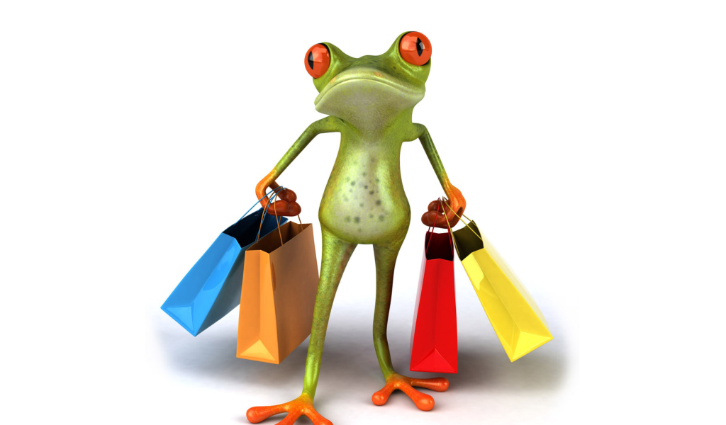 Screenshot №1 pro téma 3D Frog Shopping 1024x600